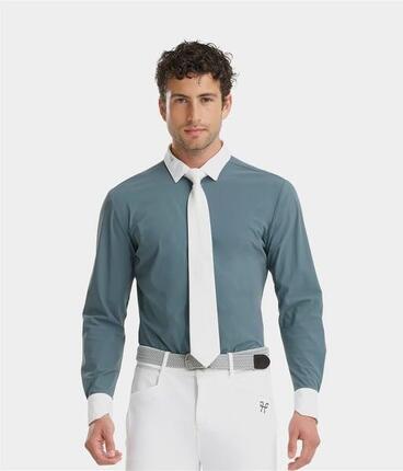 Chemise de concours manches longues équitation homme Aerolight