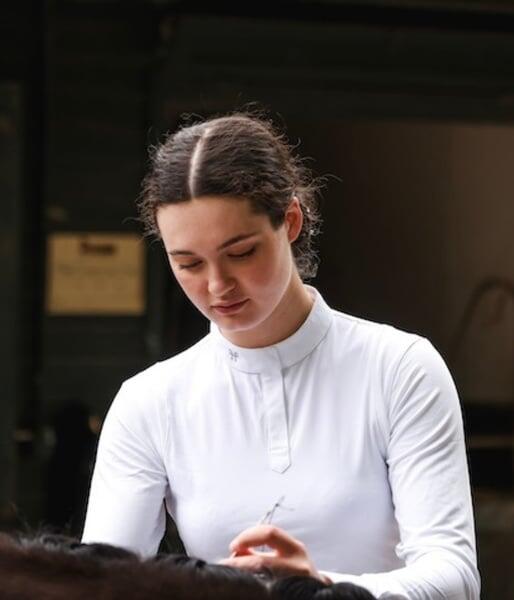 Chemise de concours d'équitation manches longues Aerolight 2/7