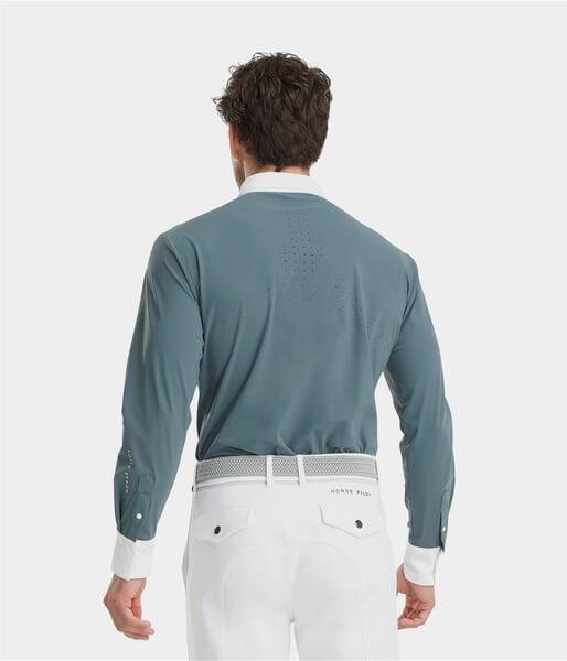 Chemise de concours manches longues équitation homme Aerolight 2/2