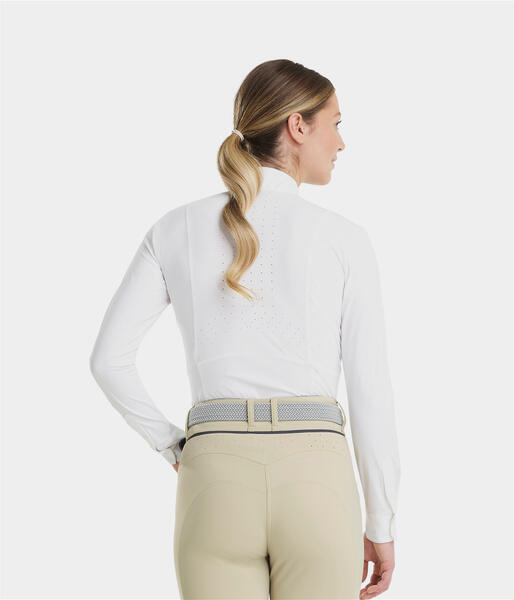 Chemise de concours d'équitation manches longues Monica 2/4
