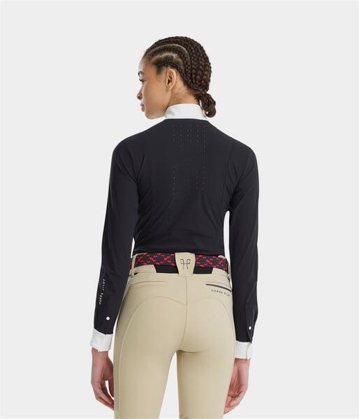Chemise de concours d'équitation manches longues Monica 2/6