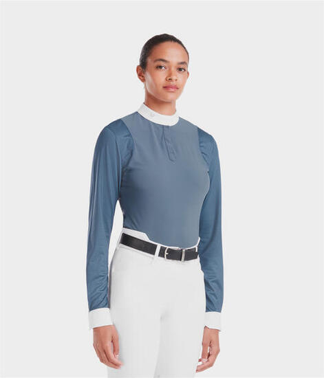 Chemise de concours d'équitation manches longues Aerolight