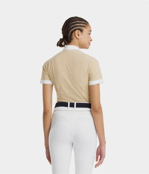 Chemise de concours manches courtes équitation femme Aerolight 2/6