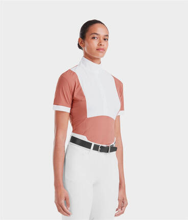 Chemise de concours d'équitation manches courtes Monica