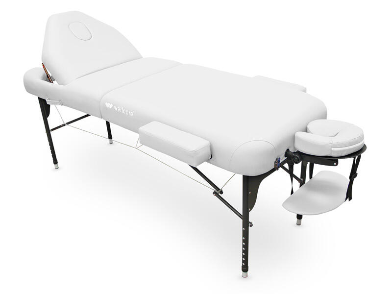 WELLCORE Lettino pieghevole Wellcore, 185 x 65 cm, in alluminio con schienale