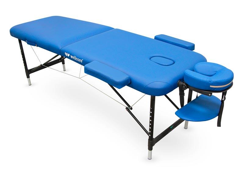 WELLCORE Lettino pieghevole in alluminio Wellcore 185 x 60 cm con braccioli