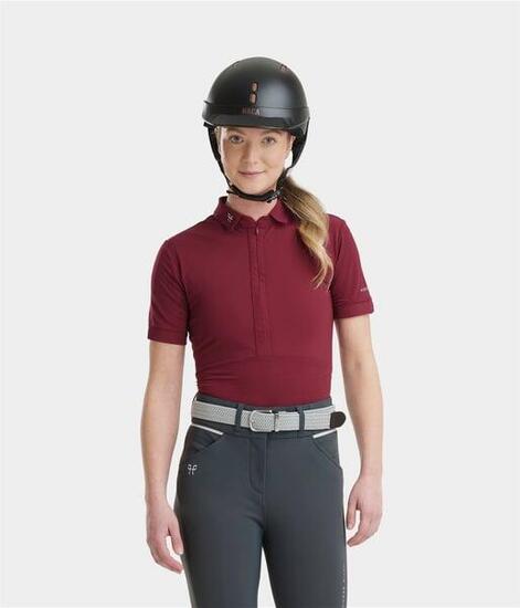 Polo manches courtes d'équitation Aeromesh