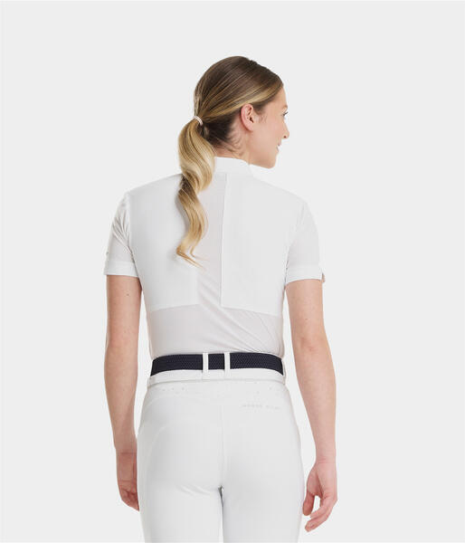 Polo manches courtes d'équitation Aeromesh 3/7