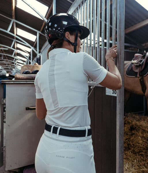 Polo manches courtes d'équitation Aeromesh 7/7