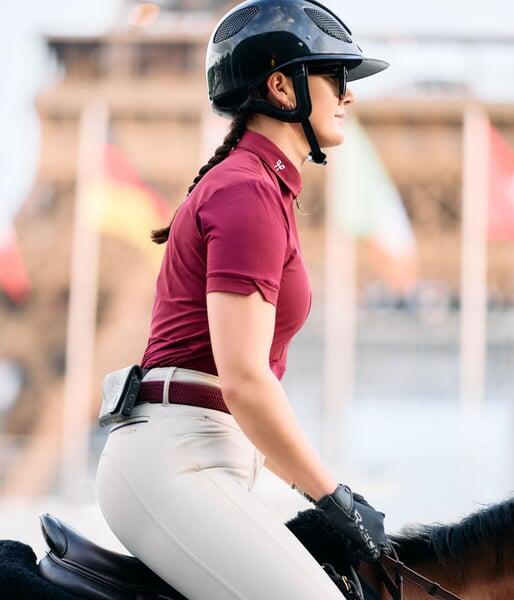 Polo manches courtes d'équitation Aeromesh 4/4