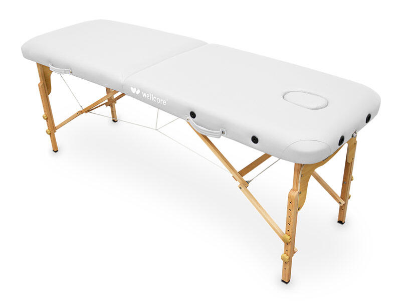 WELLCORE Lettino per trattamenti pieghevole in legno Wellcore 180 x 60 cm senza accessori