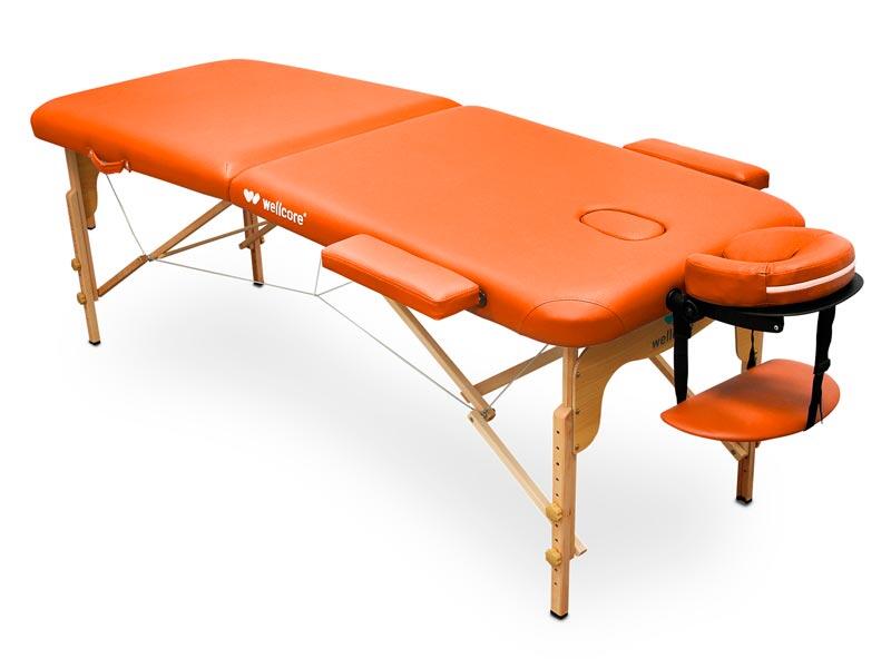WELLCORE Lettino per trattamenti pieghevole in legno Wellcore 195 x 70 cm
