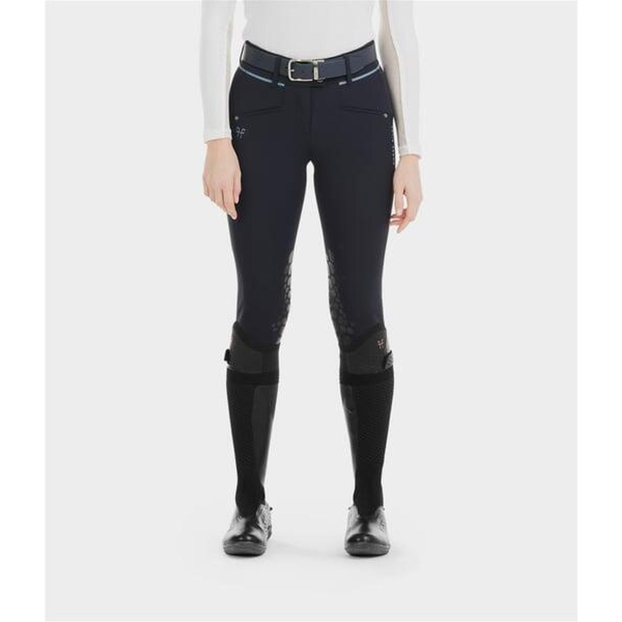 Horse Pilot - Pantalon D'Équitation Knee Grip X-balance - Pantalon D'Équitation - Bleu - Decathlon