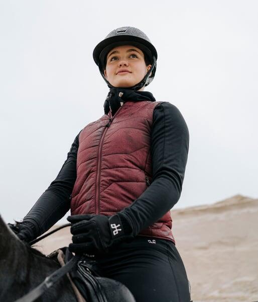 Doudoune d'équitation sans manches chauffante E-Kelvin 7/7