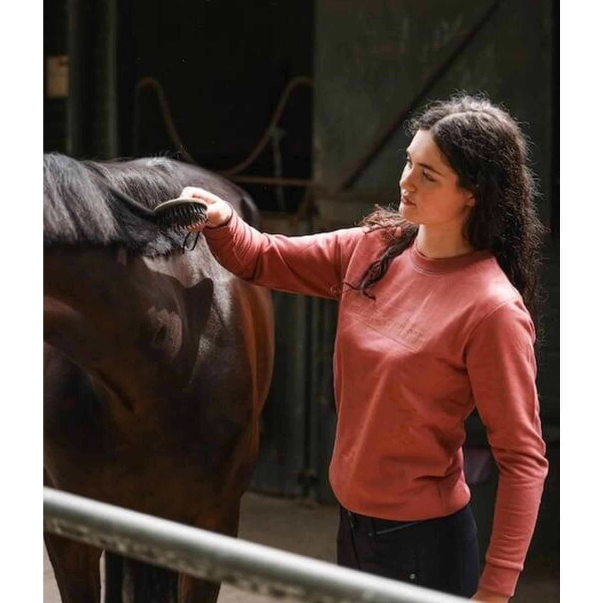Horse Pilot - Sweat-shirt D'Équitation Team - Veste - Bordeaux|rouge - Decathlon
