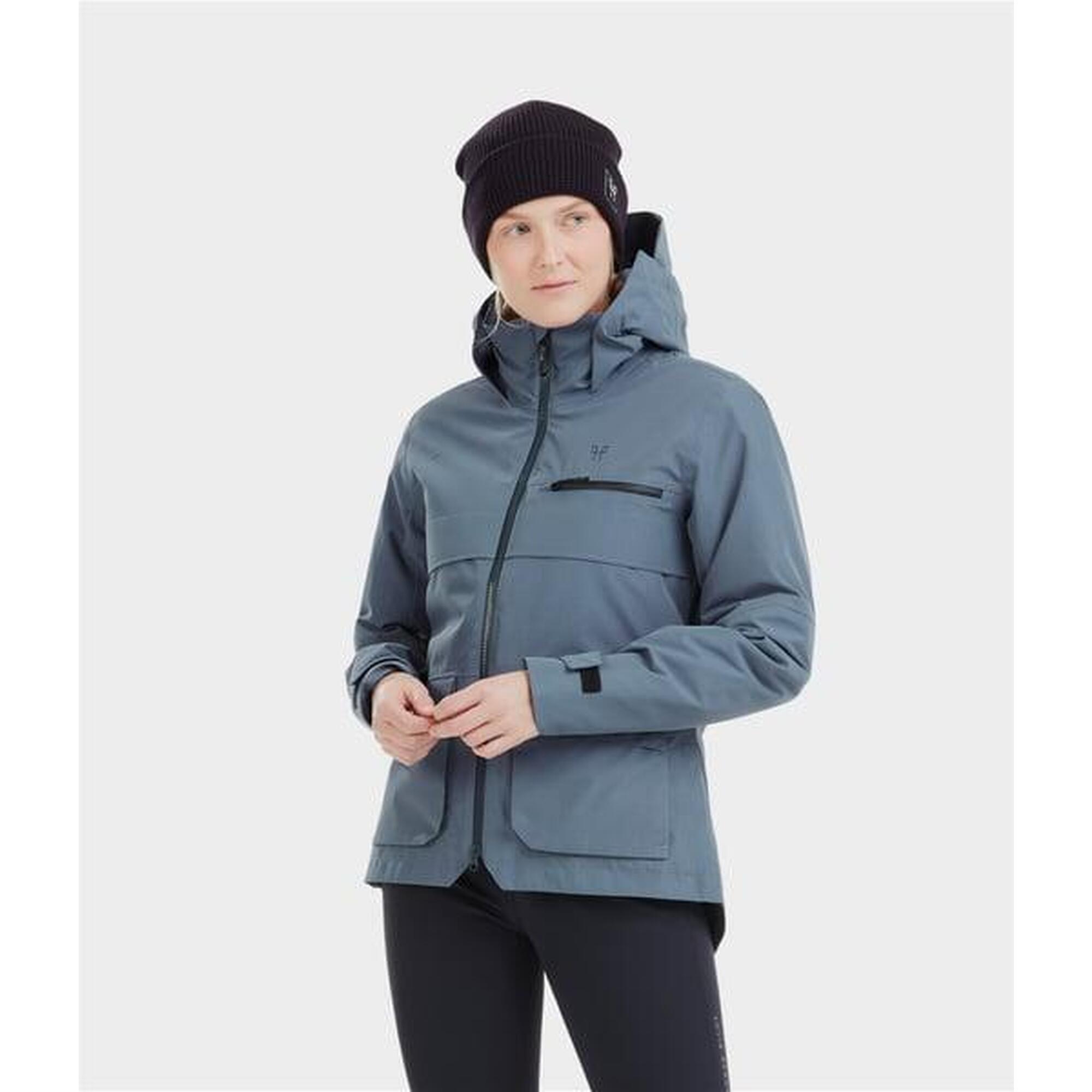 Horse Pilot - Manteau D'Équitation Chaud Essential - Parka - Bleu - Decathlon