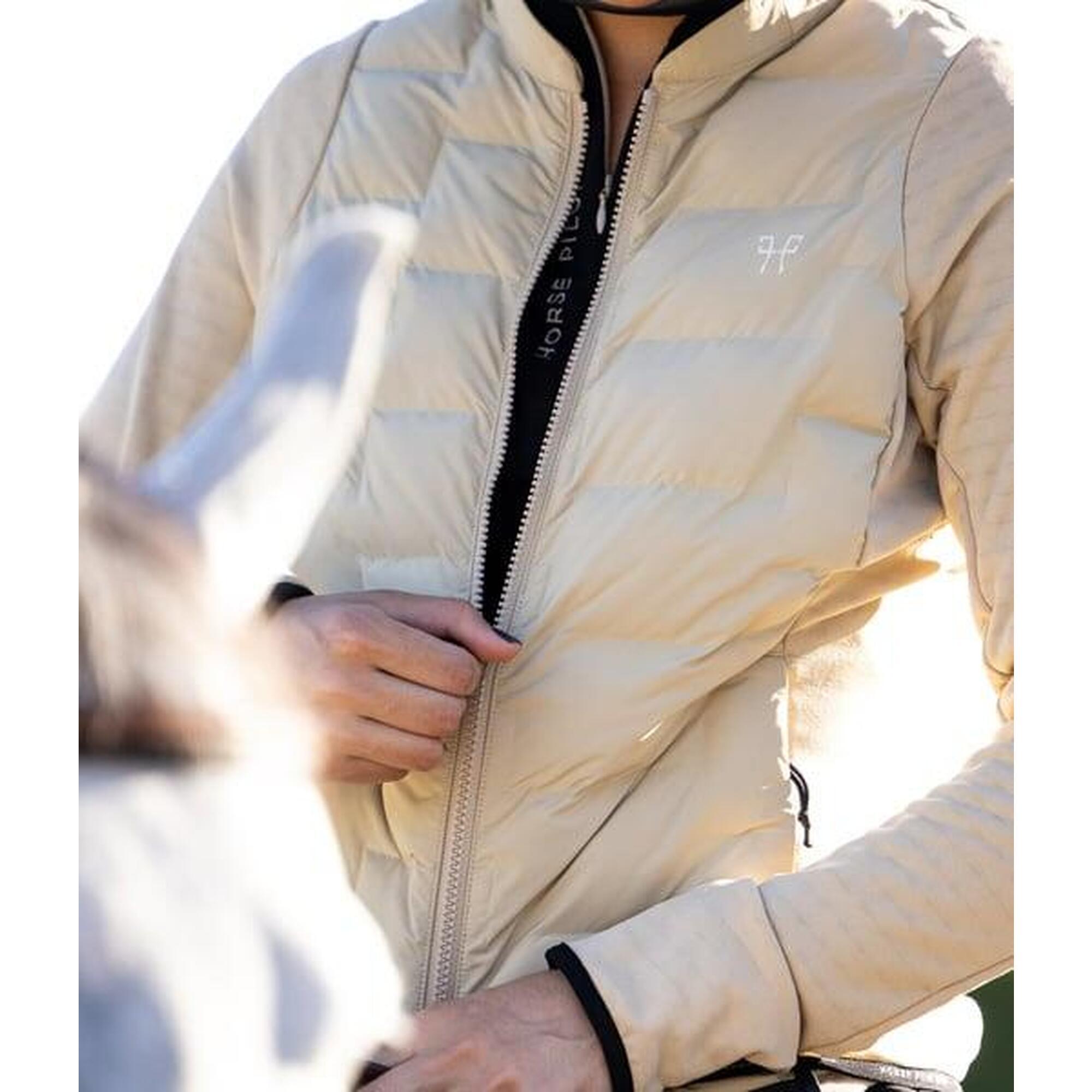 Horse Pilot - Veste Hybride D'Équitation Storm - Veste - Beige - Decathlon