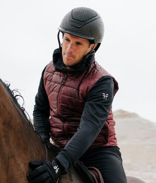 Doudoune d'équitation sans manches chauffante E-Kelvin 7/7