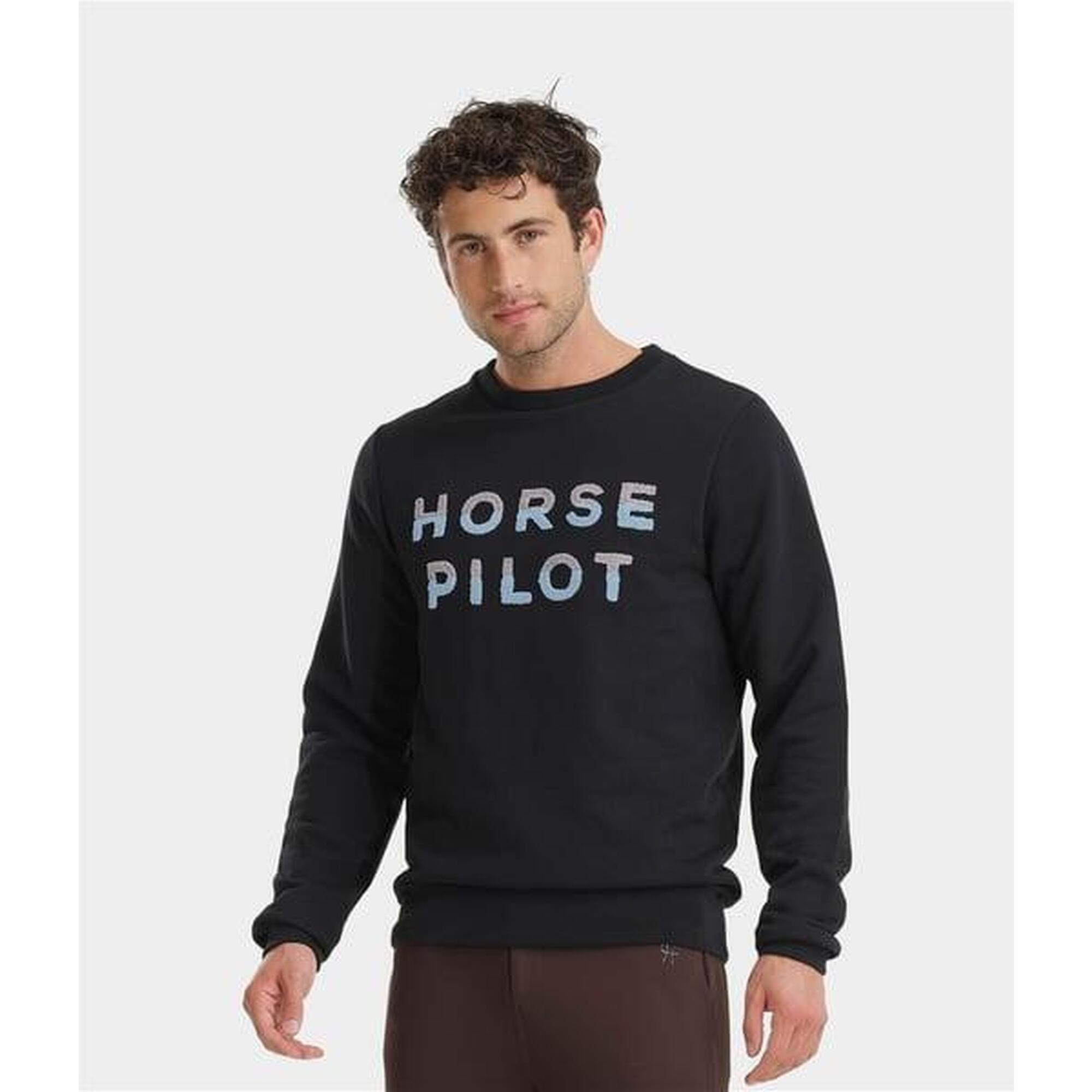 Horse Pilot - Sweatshirt D'Équitation Team Shirt - Veste - Noir - Decathlon