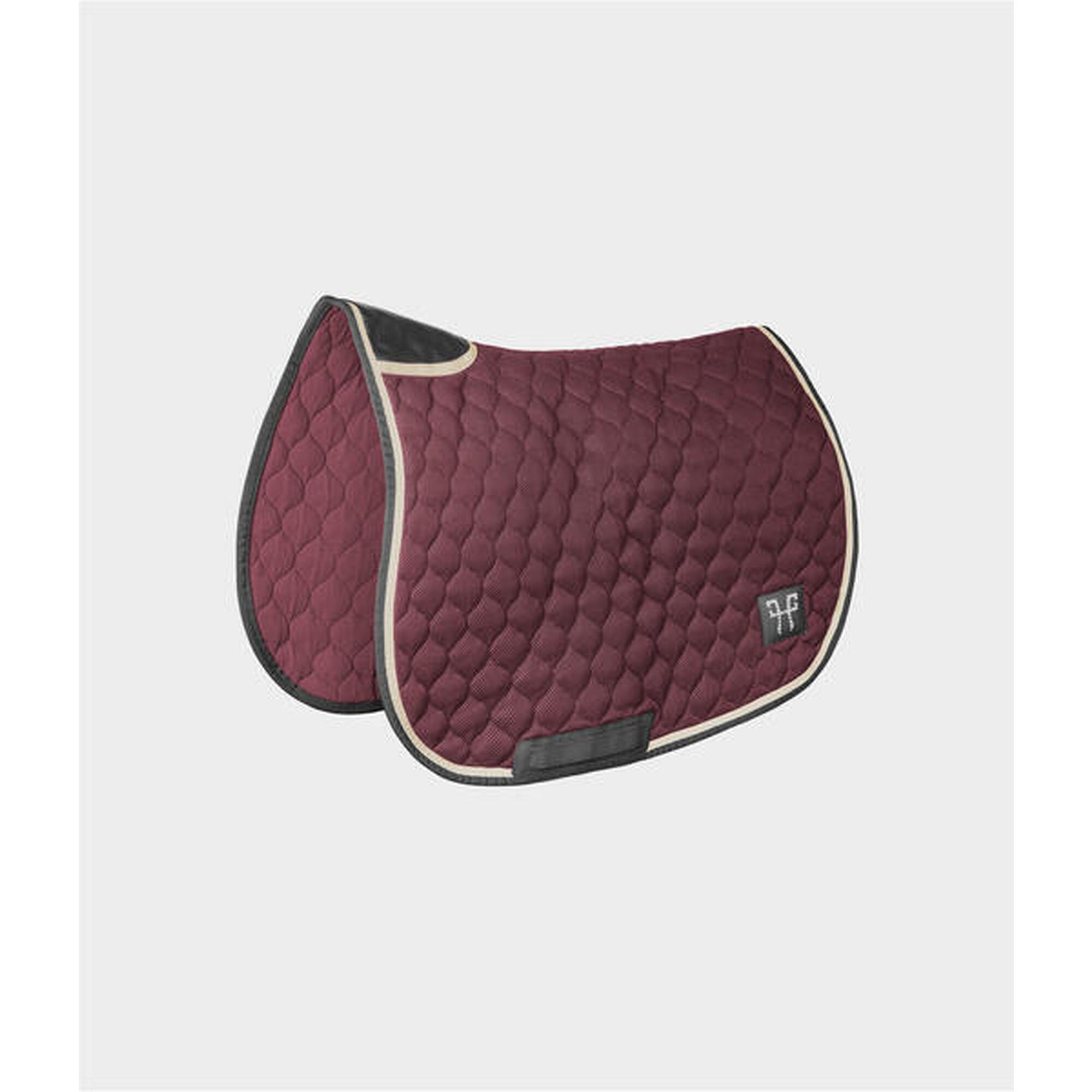 Horse Pilot - Tapis De Selle - Tapis De Selle - Bordeaux|gris|rouge - Decathlon