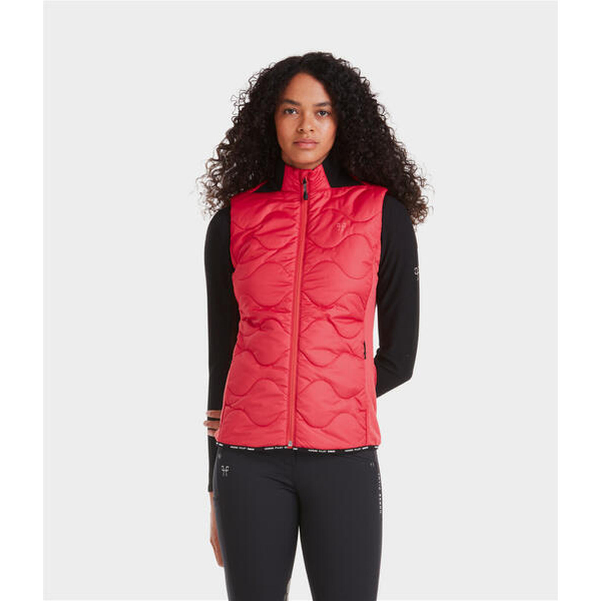 Horse Pilot - Doudoune Sans Manches D'Équitation Rider Vest - Doudoune Synthétique - Rose - Decathlon