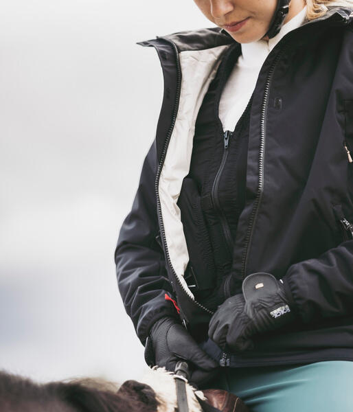 Blouson compatible à capuche femme Horse Pilot Bombers Airbag 4/5