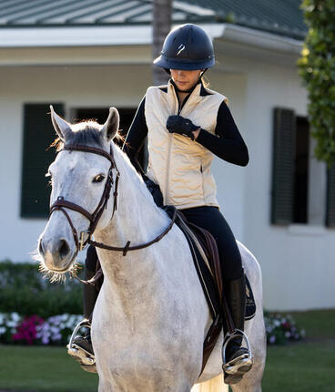 Doudoune sans manches d'équitation Rider Vest