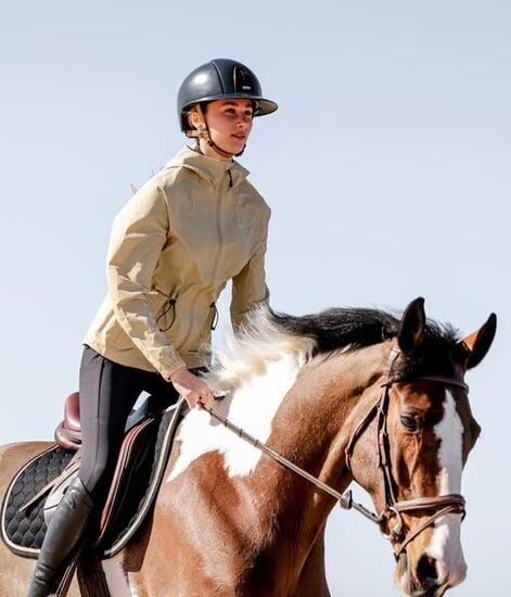 Veste courte d'équitation déperlante Raintech