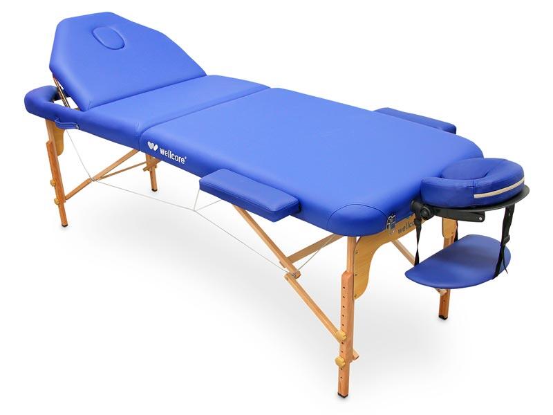 WELLCORE Lettino per trattamenti pieghevole in legno Wellcore 195 x 70 cm con