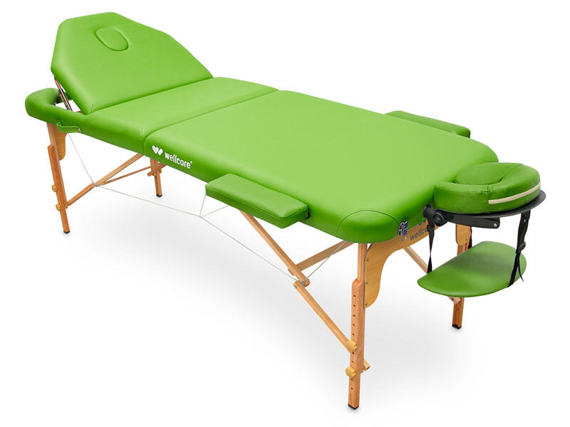 WELLCORE Lettino per trattamenti pieghevole in legno Wellcore 195 x 70 cm con