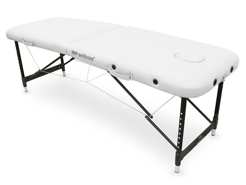 WELLCORE Lettino per trattamenti pieghevole in alluminio Wellcore 185 x 60 cm