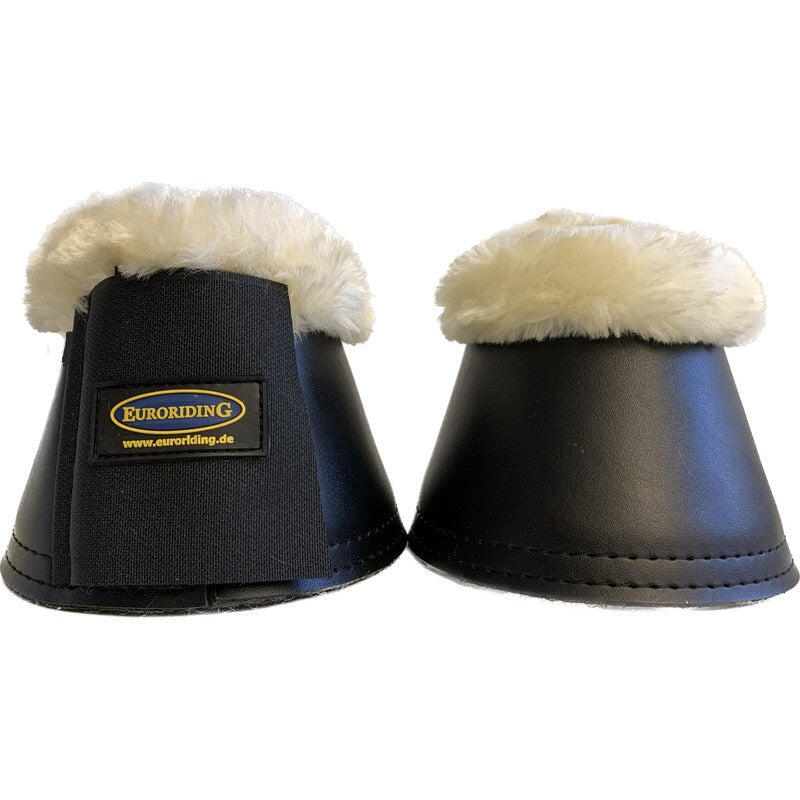 Euroriding Bell Boots Neoprene Synth. Covered Fur Wit - 3/7