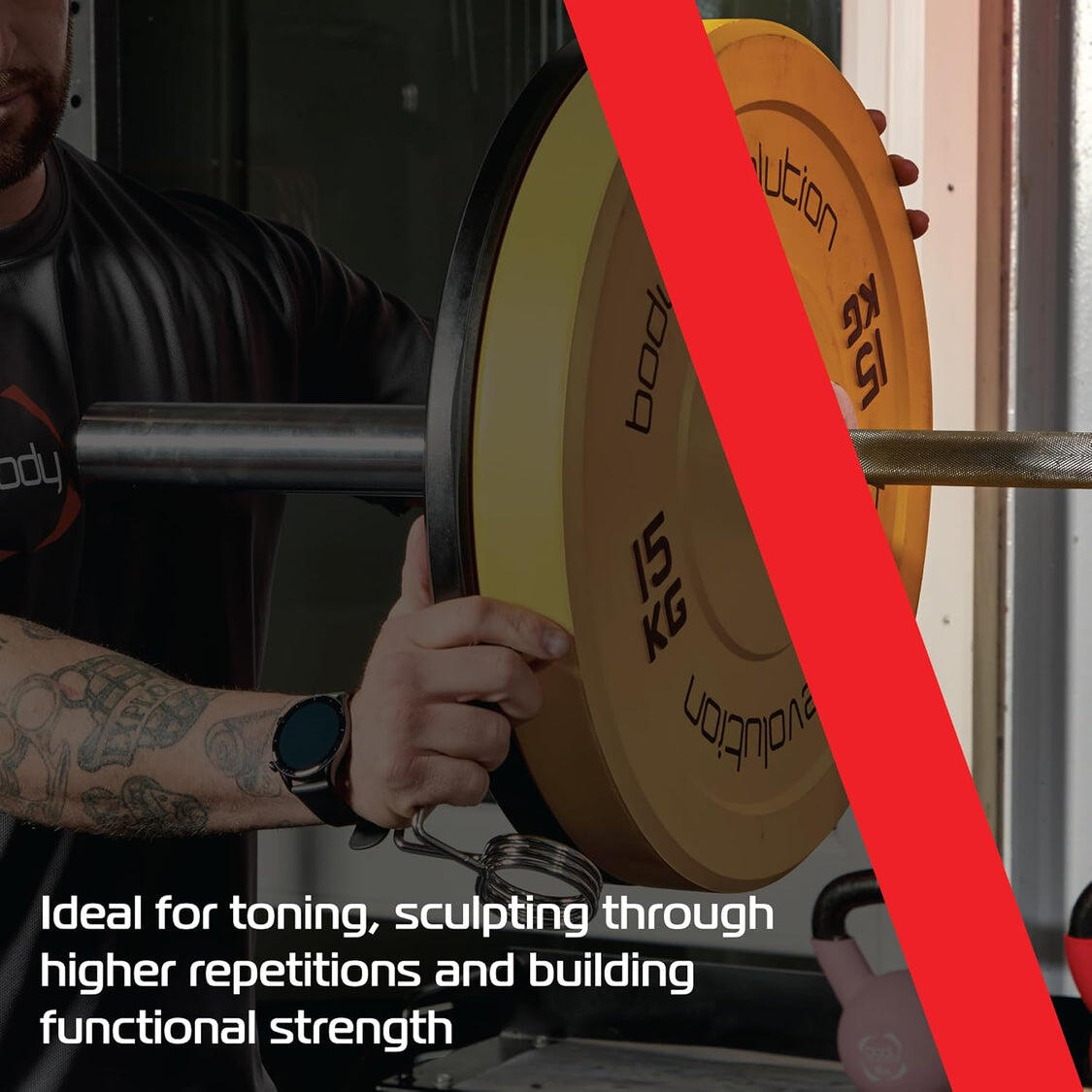Body Revolution Olympic Bumper Plates Color 25kg para 6/6