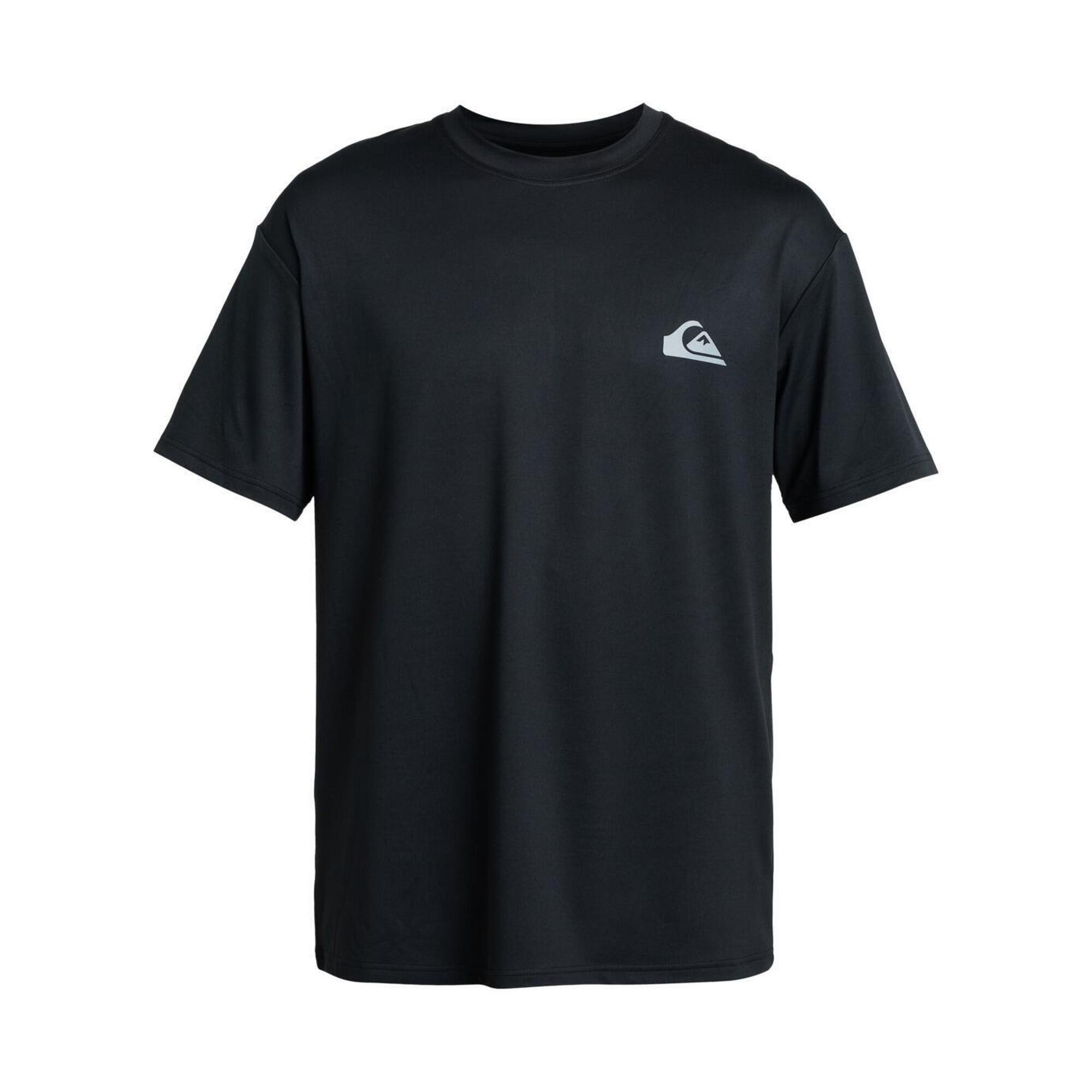 Quiksilver - T-shirt De Surf À Manches Courtes Upf50 Everyday Surf Noir Homme - Haut De Maillot De Bain - Noir - S - Decathlon