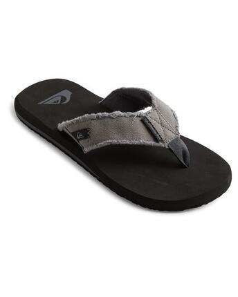 Tongs Noires Homme Quiksilver Monkey Abyss