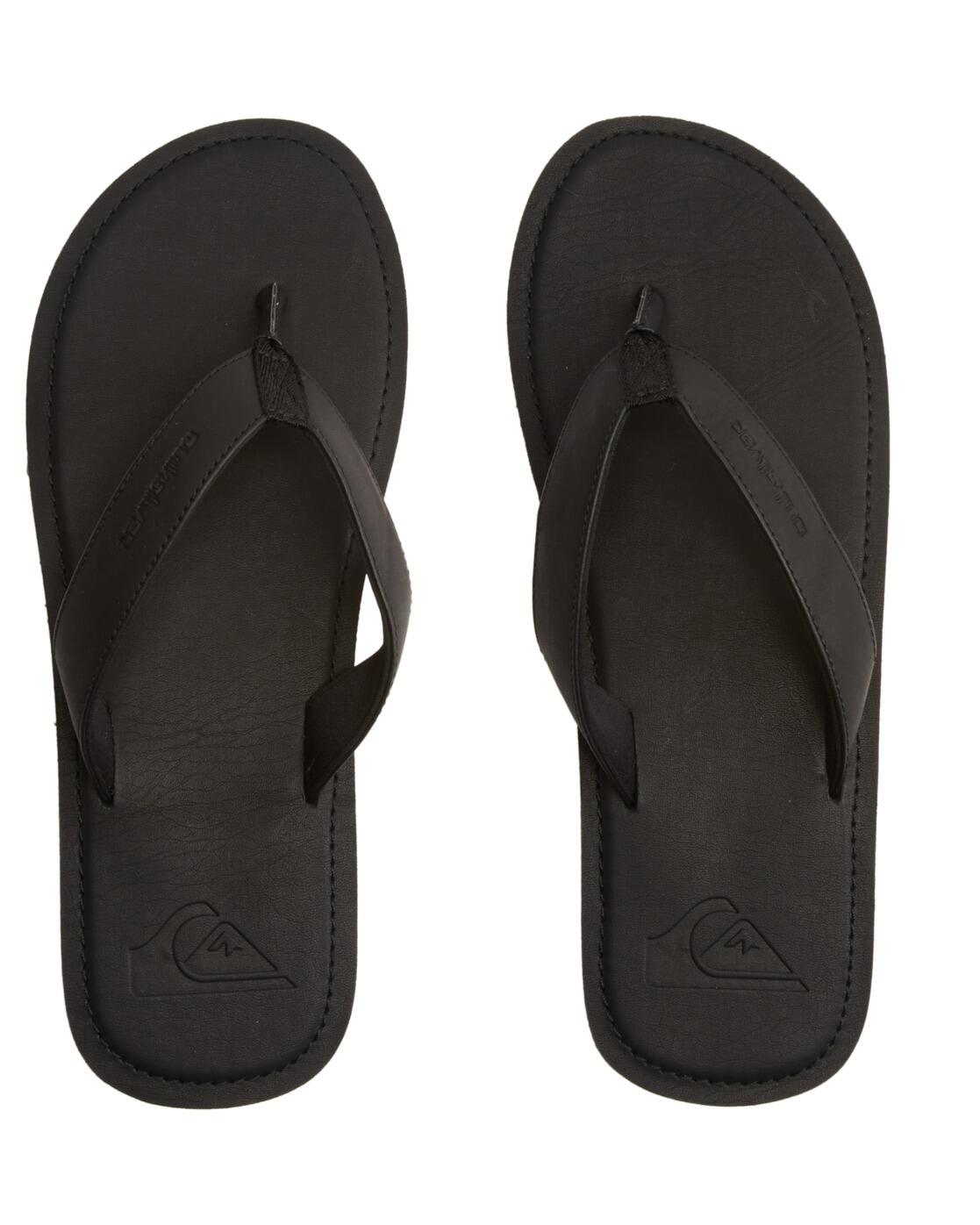 Sandales MOLOKAI NUBUCK Noir Homme 3/4