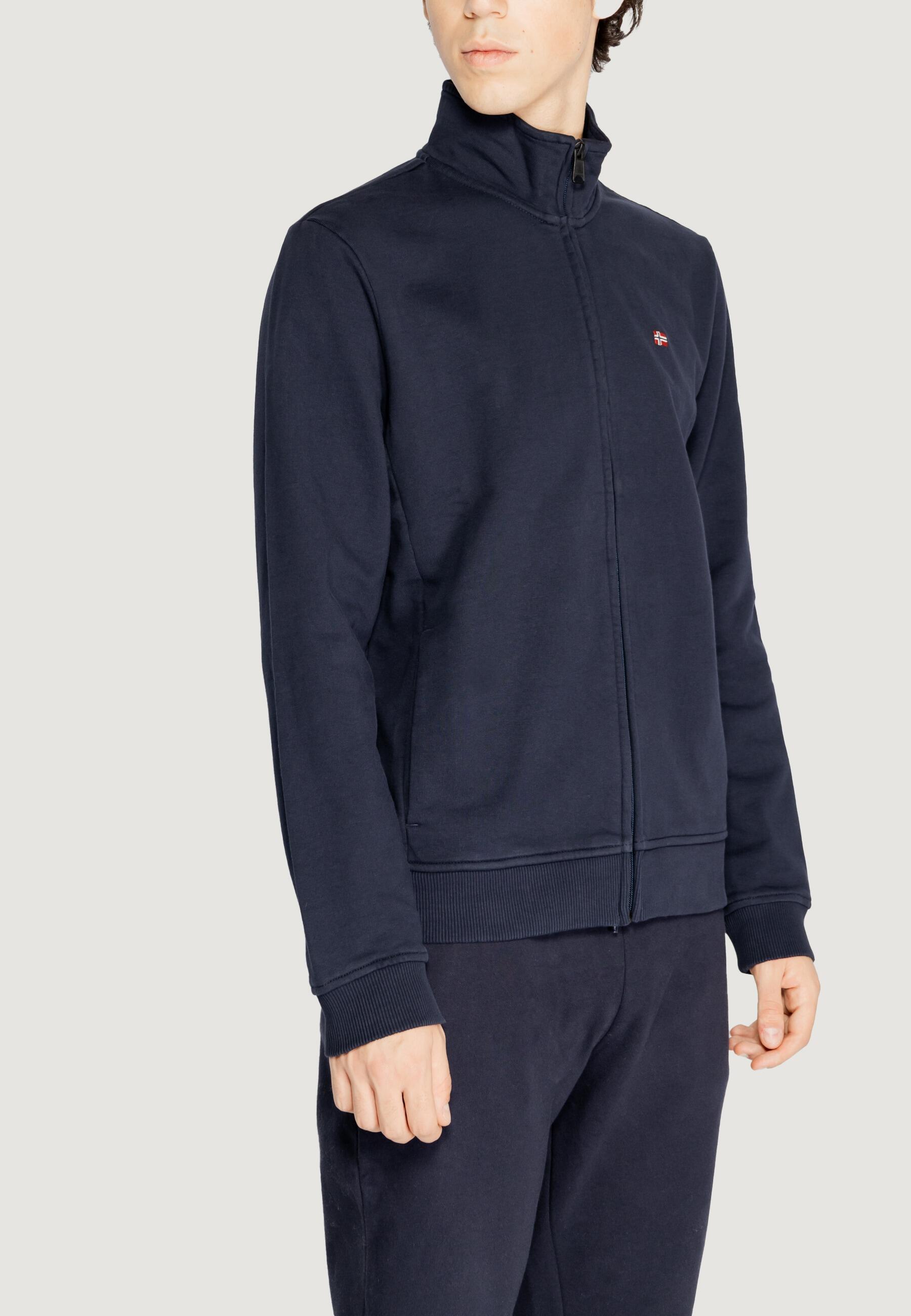 sweat-shirt BALIS FZ HOMME bleu 3/4