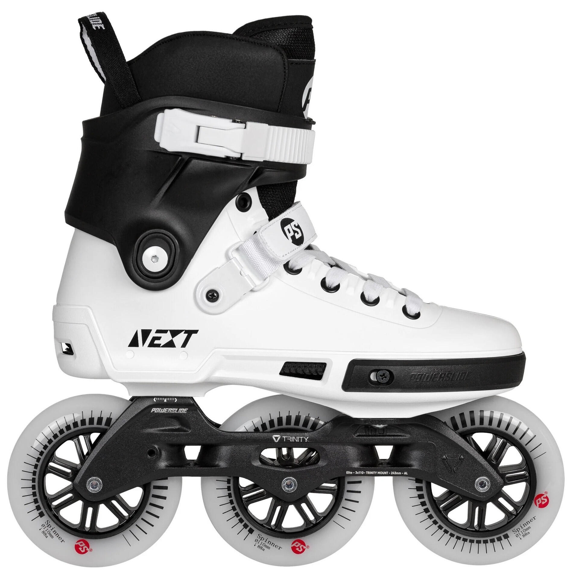 POWERSLIDE Roller roues freeride NEXT CORE 110 Black White