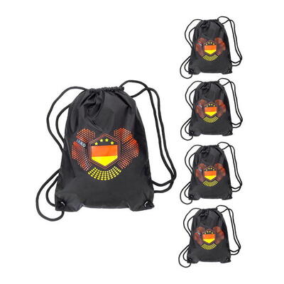 JAKO Unisex Gymsack Germany 5er-Pack - D1703