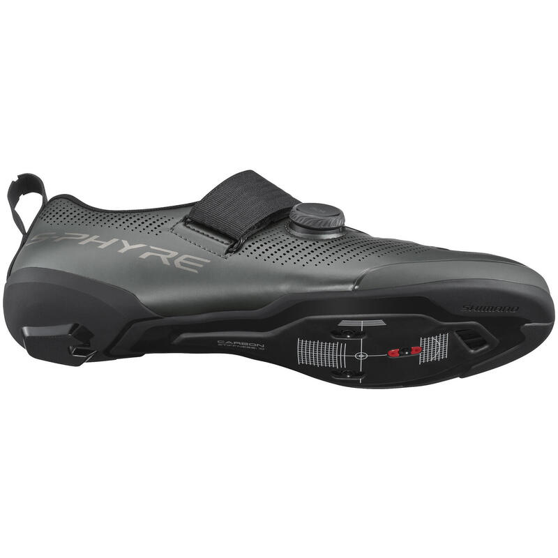 Pantofi de șosea pentru bărbați Shimano SH-TR903 gunmetal mat