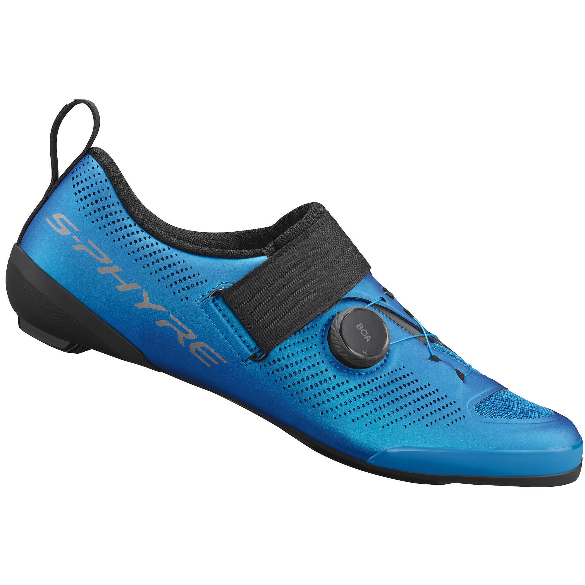 Shimano - Triathlon / Rennrad- Fahrradschuhe Sh-tr903 S-phyre, Blau - Chaussures De Vélo - Bleu - 48 Xl - Decathlon