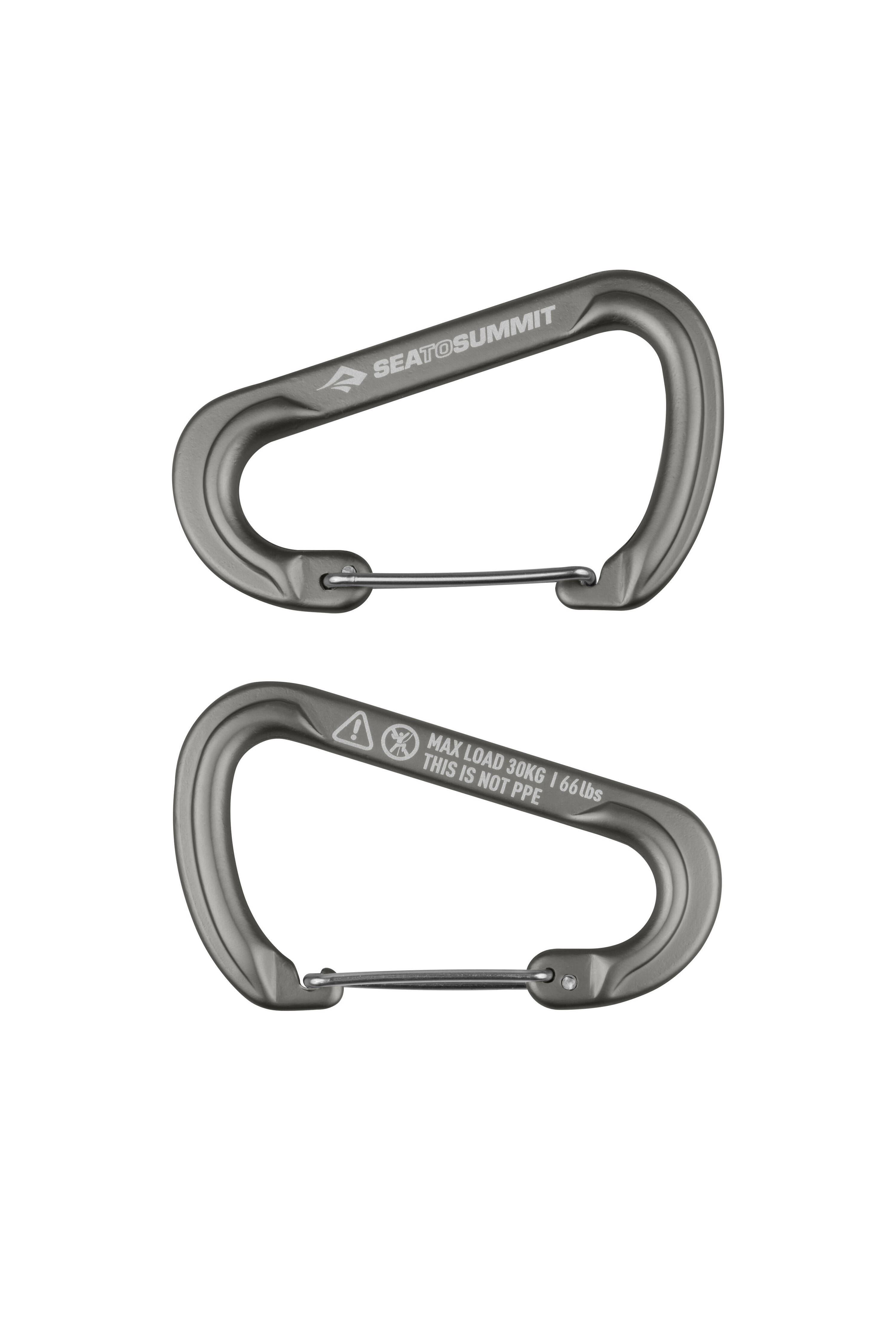 Sea to Summit Large Accessory Carabiners Grey -  1