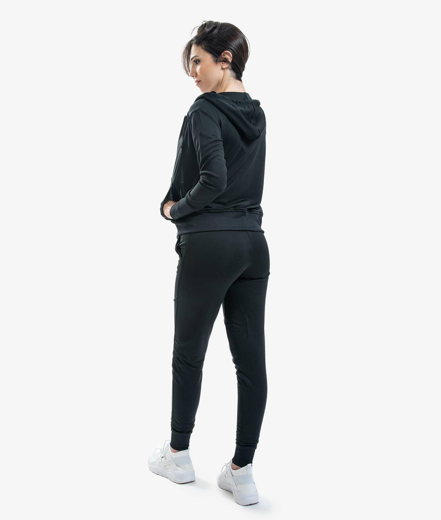TUTA complete donna ( acetato-poliestere) givova nero/nero 4/4