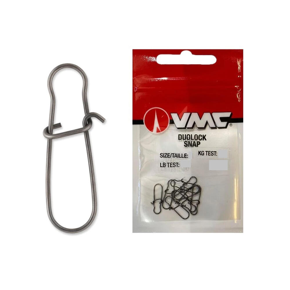7 Pack of Size 4 VMC Duolock Snaps 90lb Stainless Steel with Black Nickel Finish