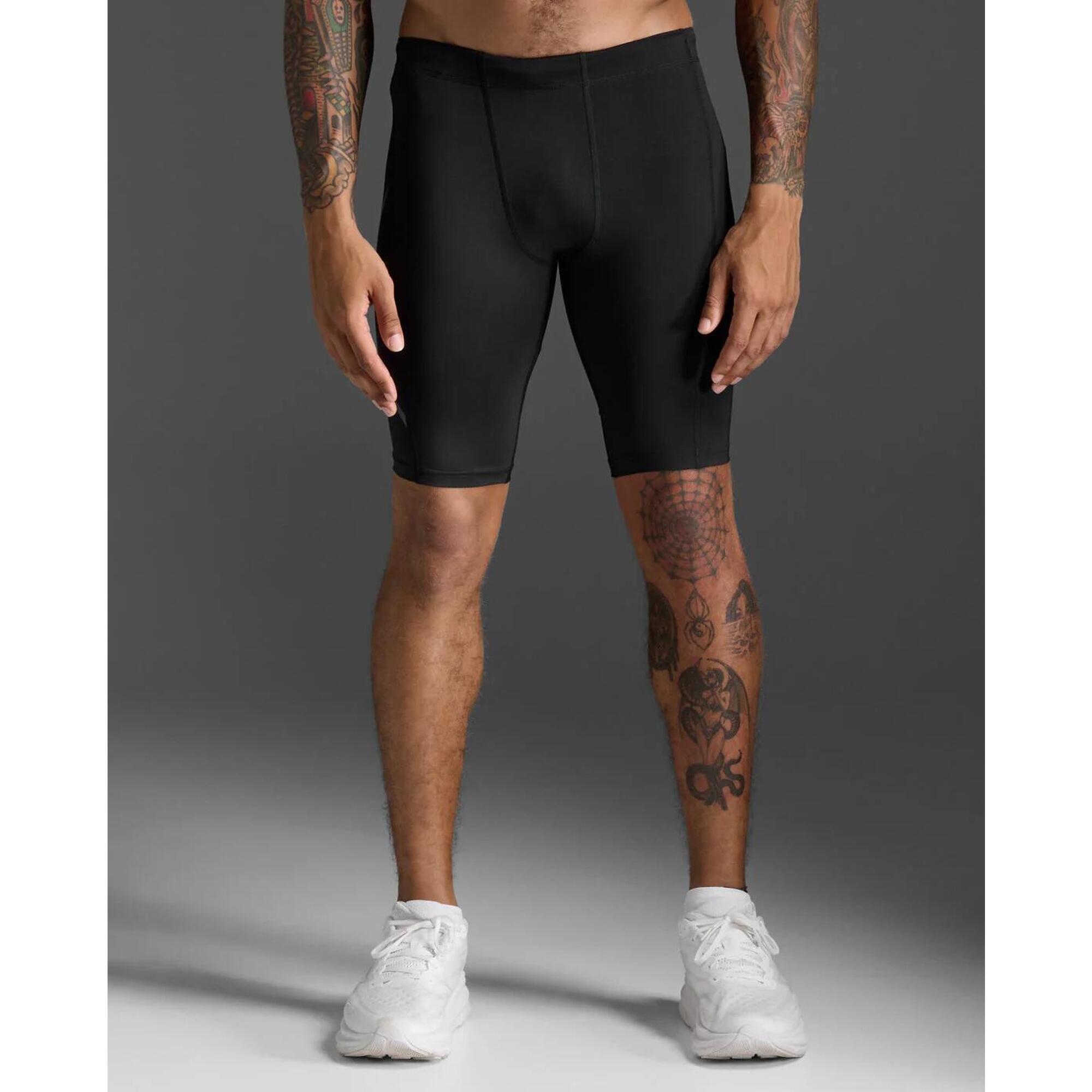 2XU Men's Core Compression Shorts - BLK/NRO