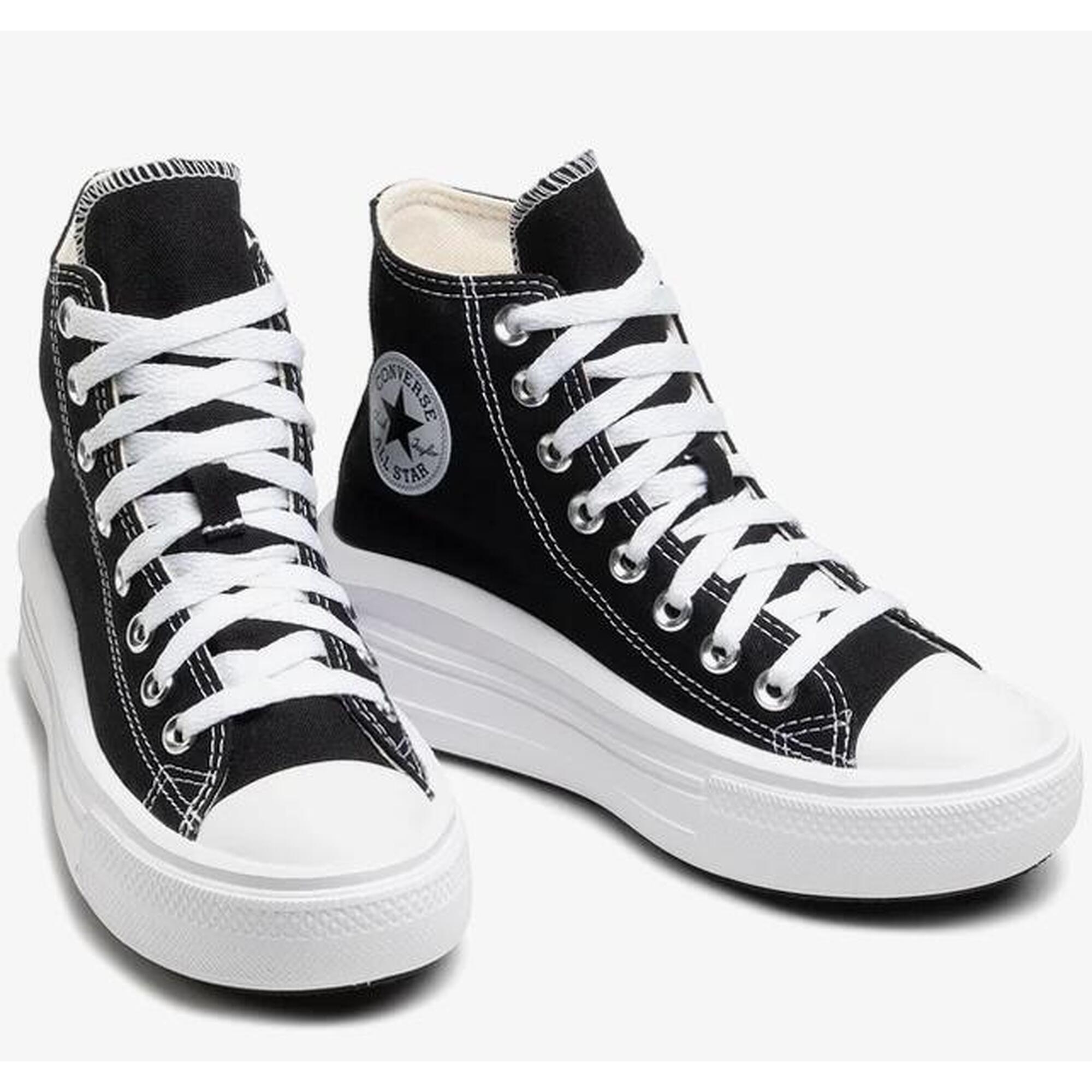 Tenisi unisex Converse Chuck Taylor All Star Move Hi, Negru