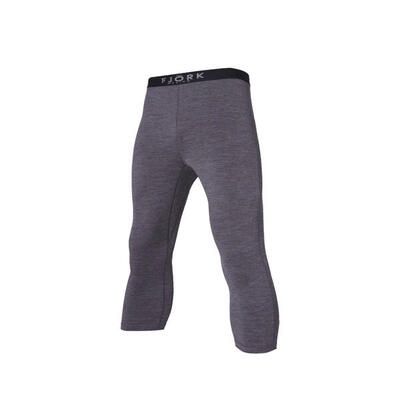 3/4-Thermo-Leggings für Herren aus 100 % Merinowolle – Finn 210