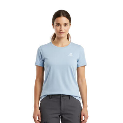 Merino-trekking-t-shirt voor dames