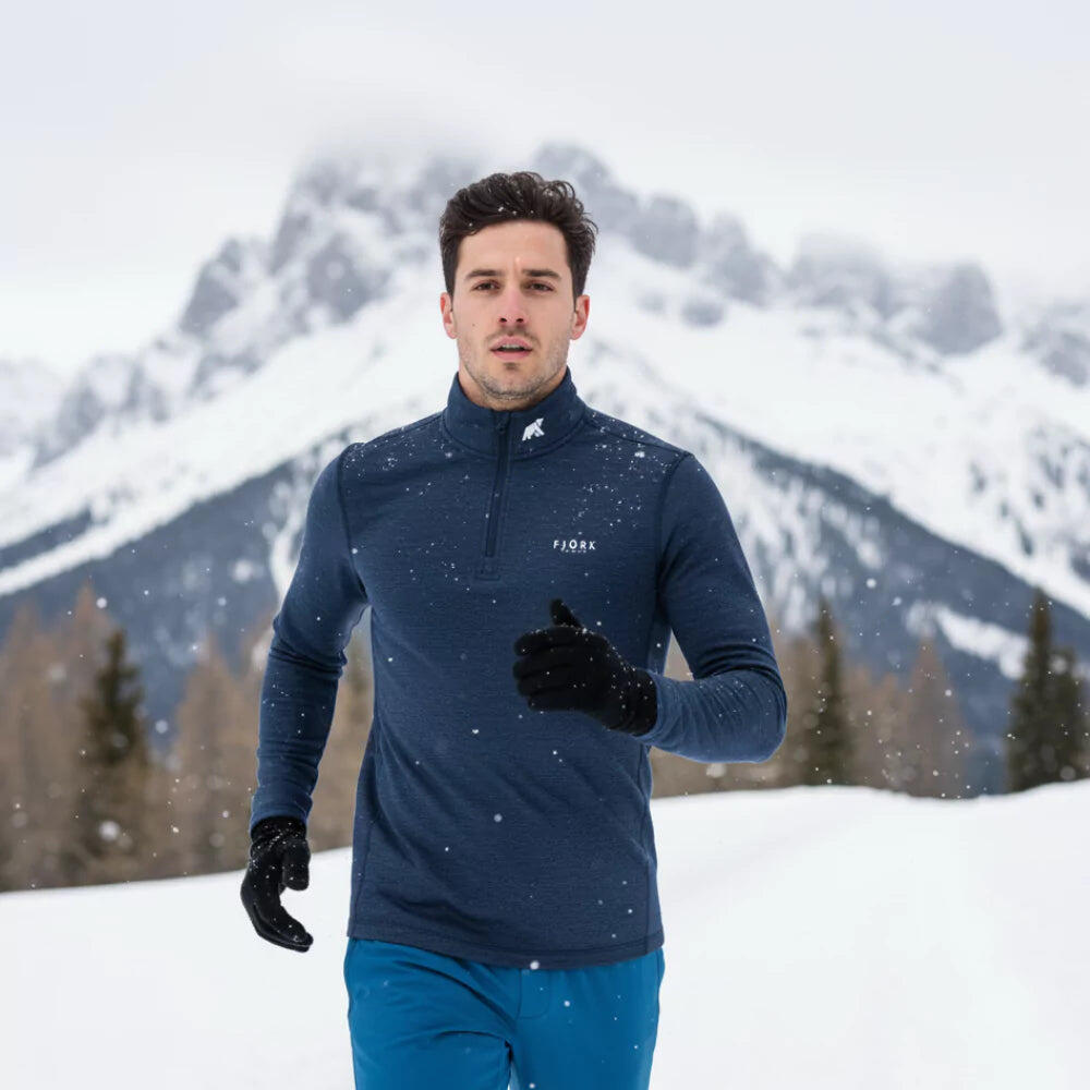 Finn Zip 210 für Herren – Technische Basisschicht aus Merinowolle 5/7