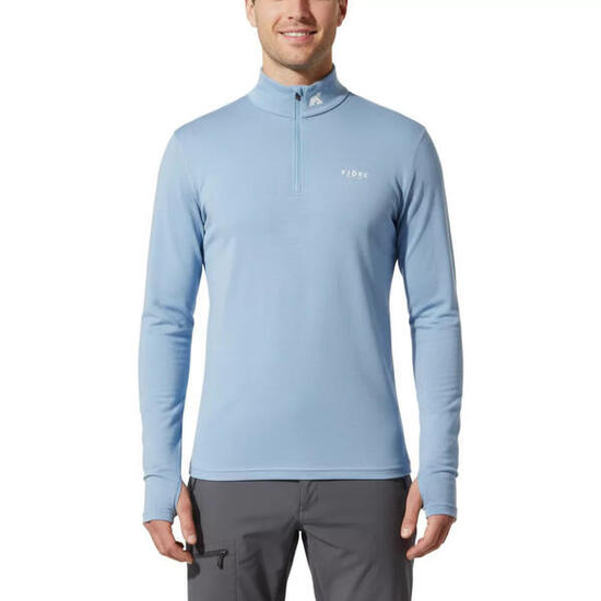 LangärLSiges Herren-T-Shirt aus 100 % Merinowolle – Finn 210 Zip